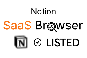 Notion - SaaS Browser Verified Badge