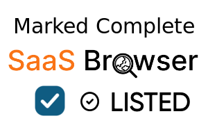 Marked Complete - SaaS Browser Verified Badge