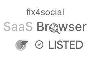 fix4social - SaaS Browser Verified Badge