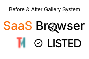 Before & After Gallery System - SaaS Browser Verified Badge