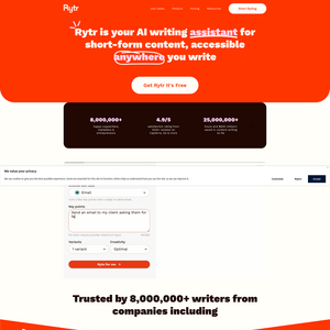 Rytr Screenshot