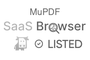 MuPDF - SaaS Browser Verified Badge