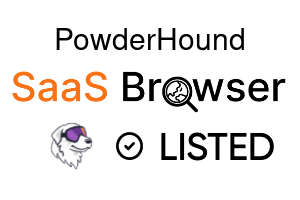 PowderHound - SaaS Browser Verified Badge