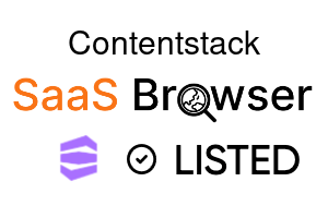 Contentstack - SaaS Browser Verified Badge