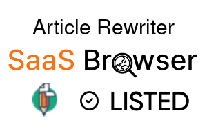 Article Rewriter - SaaS Browser Verified Badge