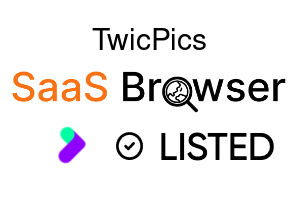 TwicPics - SaaS Browser Verified Badge
