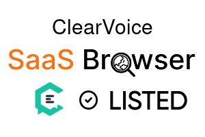 ClearVoice - SaaS Browser Verified Badge