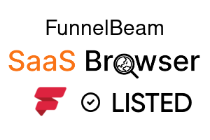 FunnelBeam - SaaS Browser Verified Badge