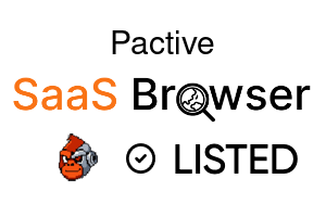 Pactive - SaaS Browser Verified Badge