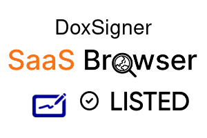 DoxSigner - SaaS Browser Verified Badge