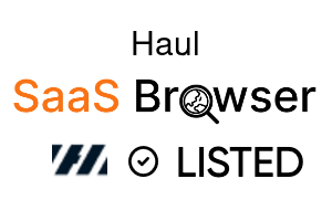 Haul - SaaS Browser Verified Badge