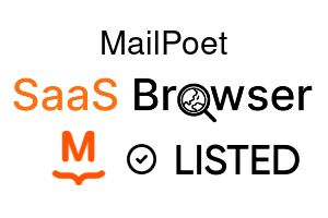 MailPoet - SaaS Browser Verified Badge