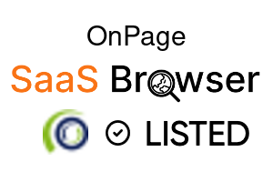 OnPage - SaaS Browser Verified Badge