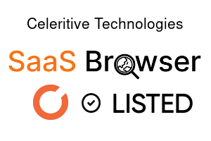 Celeritive Technologies - SaaS Browser Verified Badge