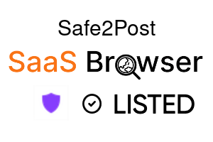 Safe2Post - SaaS Browser Verified Badge