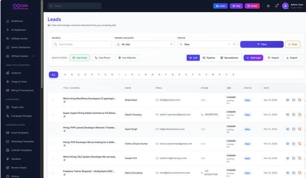 LeadGenX360 email automation  Screenshot 5