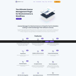 License Manager for WooCommerce Screenshot