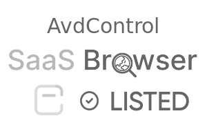 AvdControl - SaaS Browser Verified Badge