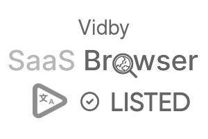 Vidby - SaaS Browser Verified Badge