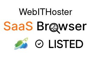 WebITHoster - SaaS Browser Verified Badge