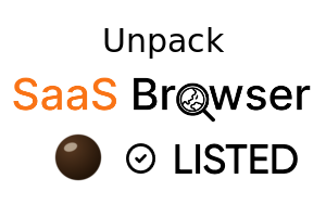 Unpack - SaaS Browser Verified Badge
