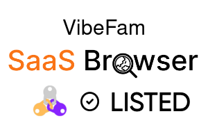 VibeFam - SaaS Browser Verified Badge