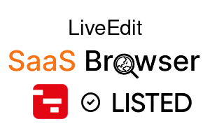 LiveEdit - SaaS Browser Verified Badge