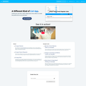list.app Screenshot