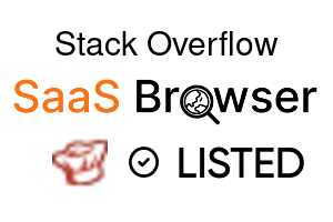 Stack Overflow - SaaS Browser Verified Badge