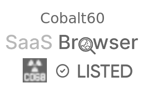 Cobalt60 - SaaS Browser Verified Badge
