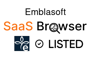 Emblasoft - SaaS Browser Verified Badge