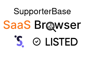 SupporterBase - SaaS Browser Verified Badge