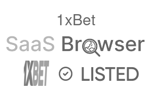 1xBet - SaaS Browser Verified Badge