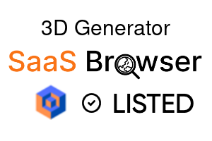 3D Generator - SaaS Browser Verified Badge