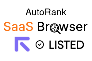 AutoRank - SaaS Browser Verified Badge