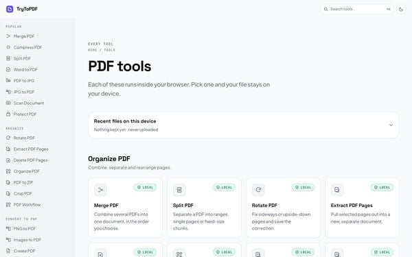 TryToPDF Screenshot 2