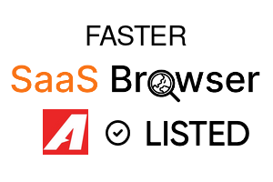 FASTER - SaaS Browser Verified Badge