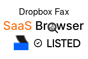 Dropbox Fax - SaaS Browser Verified Badge