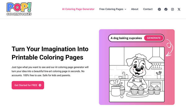 Pop! Coloring Pages Screenshot 1