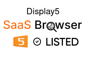 Display5 - SaaS Browser Verified Badge