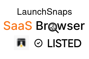 LaunchSnaps - SaaS Browser Verified Badge