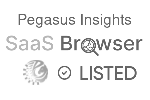 Pegasus Insights - SaaS Browser Verified Badge