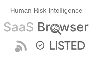 Human Risk Intelligence - SaaS Browser Verified Badge