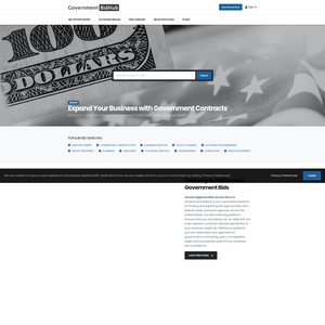 Government BidHub Screenshot