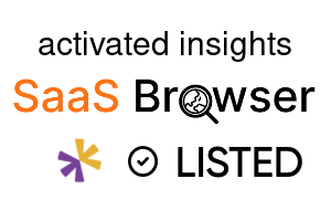 activated insights - SaaS Browser Verified Badge