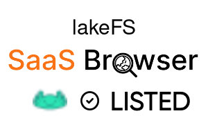 lakeFS - SaaS Browser Verified Badge