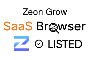 Zeon Grow - SaaS Browser Verified Badge