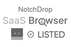 NotchDrop - SaaS Browser Verified Badge