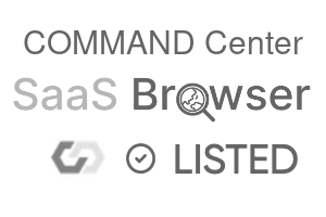 COMMAND Center - SaaS Browser Verified Badge