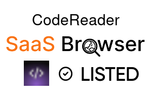 CodeReader - SaaS Browser Verified Badge